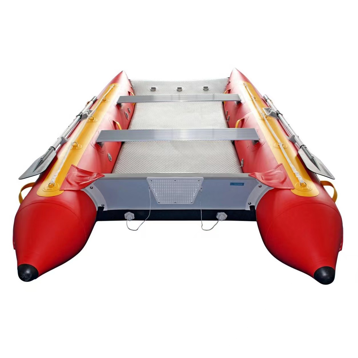 Fishing Boat Aluminum - 高品質1.0mmハイパロンアルミフロアインフレータブルカタマランフィッシングヨットボート