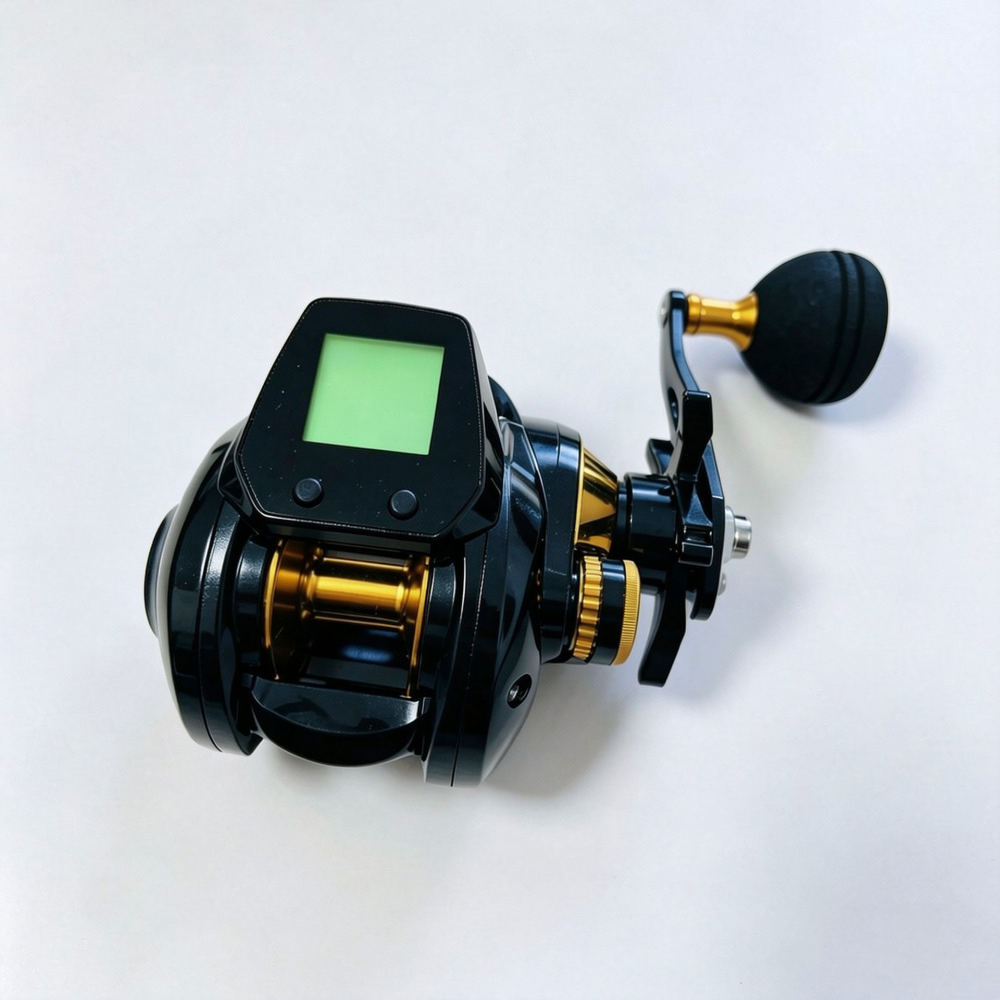 デジタルベイトキャスティングリール。メモリ機能とアラーム機能 - Fishing Boat Depth Finder のレビューと価格