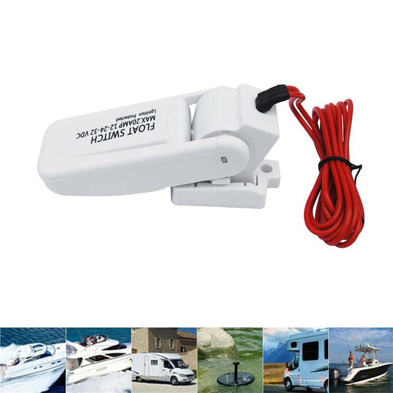 AT43-6X ビルジポンプフロートスイッチ 自動 12V  - Fishing Boat Bilge Pump のレビューと価格