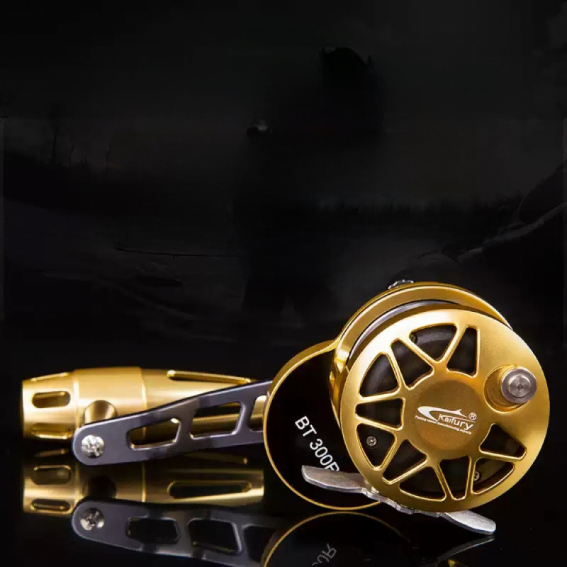 オフショア深海釣り具オールメタルドラムスピニングリールスロー - Fishing Boat Steering Wheel のレビューと価格