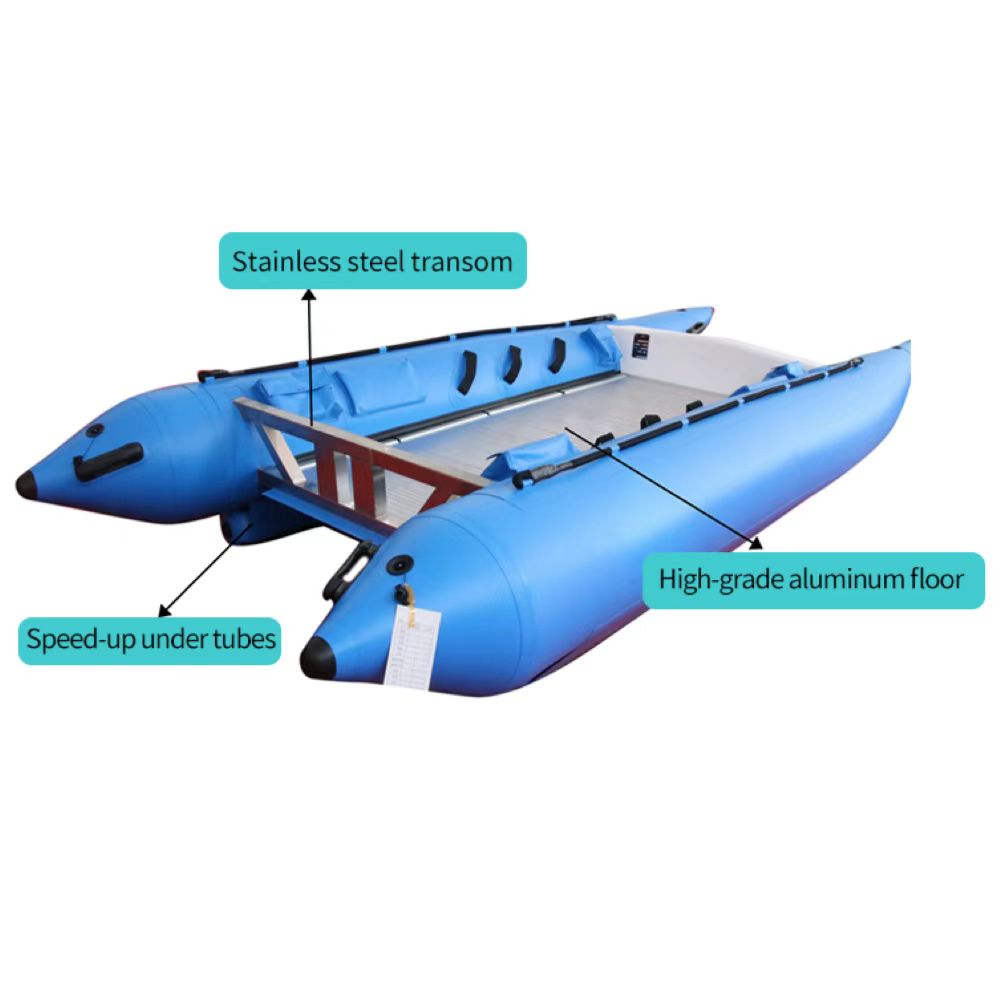 高品質1.0mmハイパロンアルミフロアインフレータブルカタマ - Fishing Boat Aluminum のレビューと価格