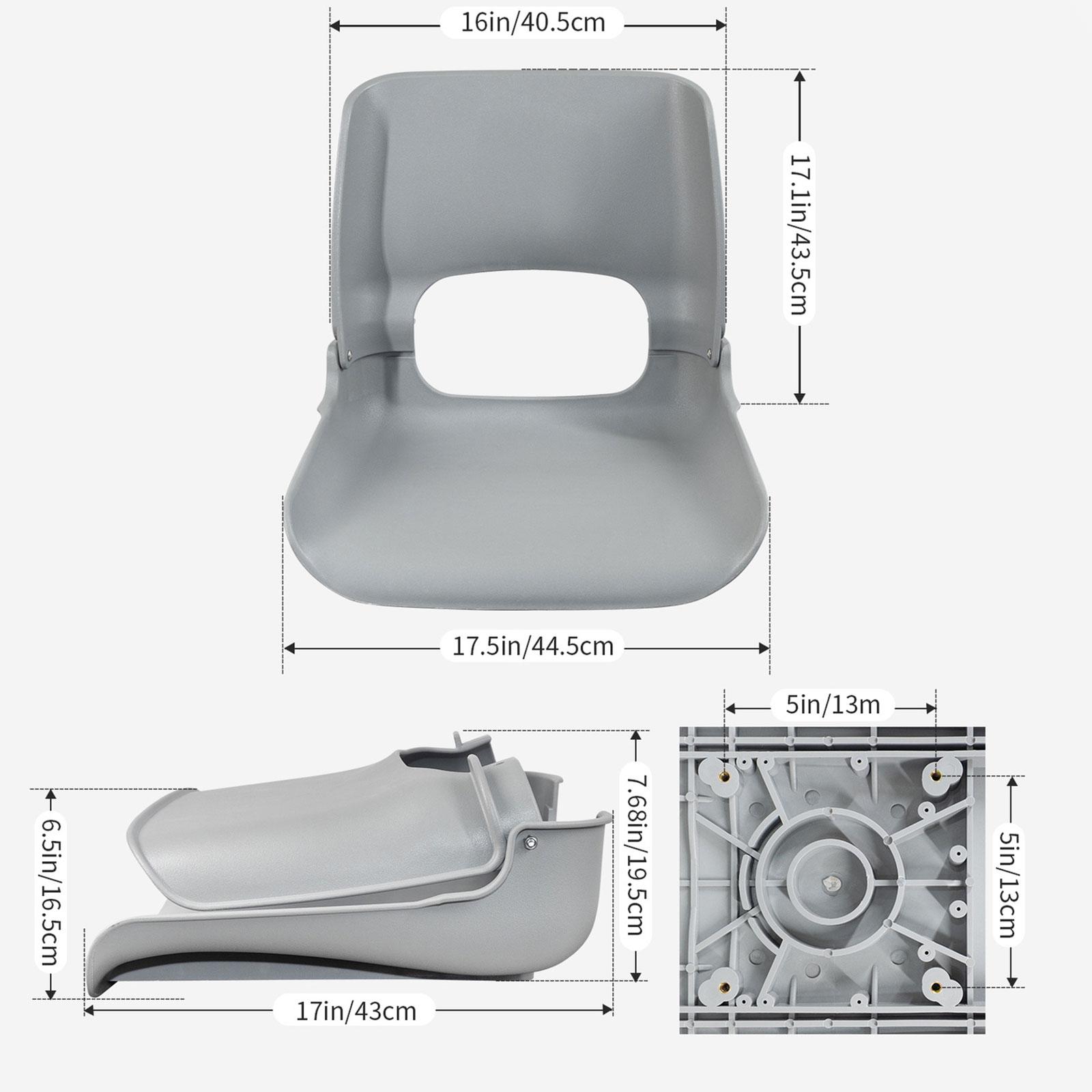 ボートシート 折りたたみ式ハイバックチェア PP素材 簡単設 - Fishing Boat Seat のレビューと価格