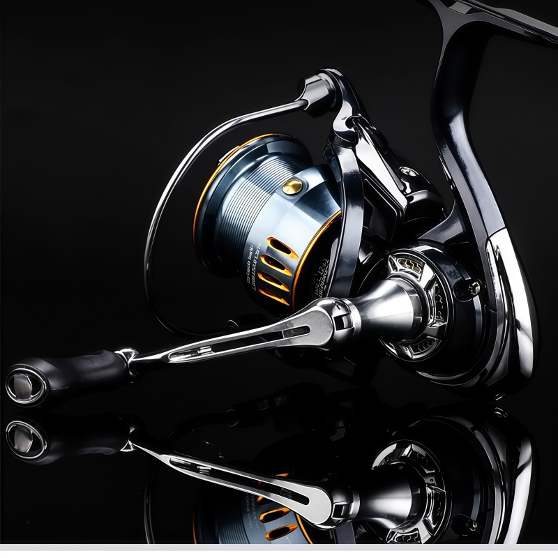 オクマ製、金属製のスピニングリール。防錆加工を施した外装で、 - Fishing Boat Steering Wheel のレビューと価格