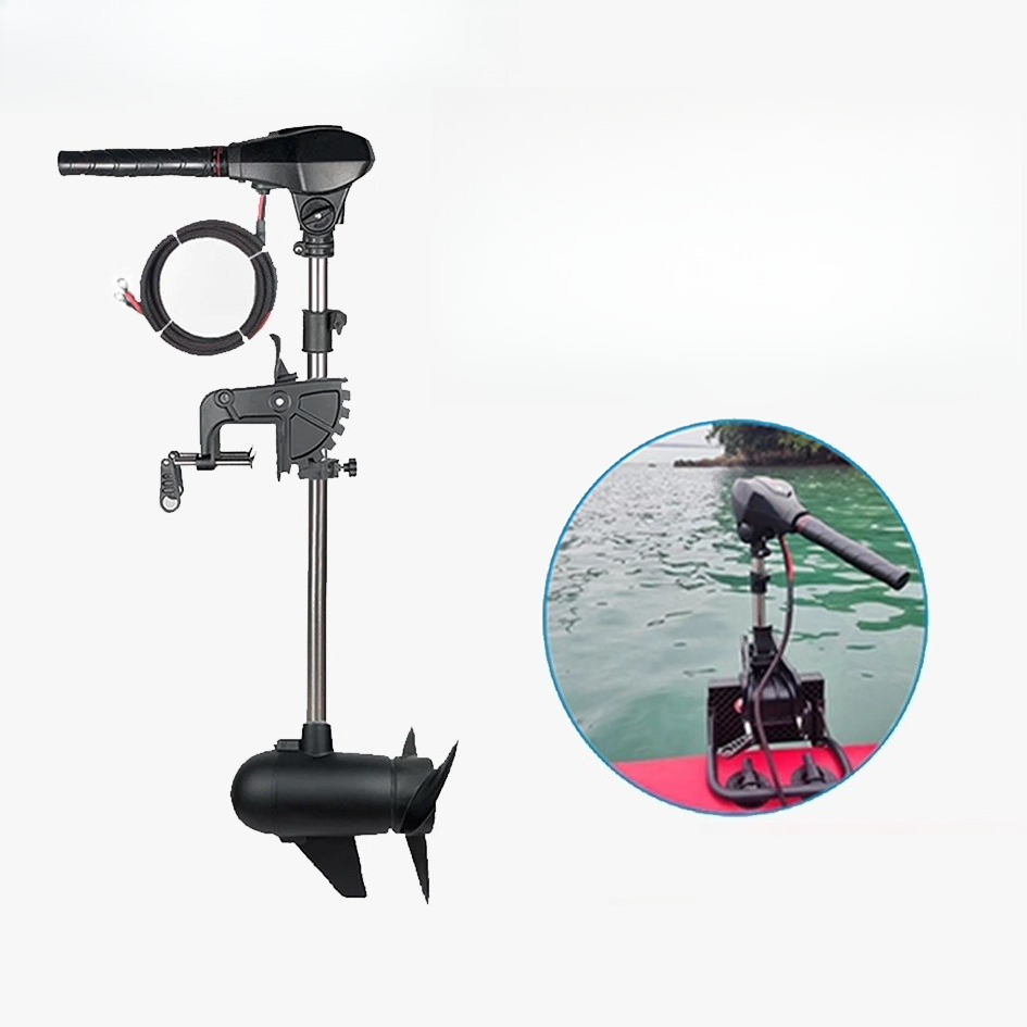 ブラシレス電動船外機 12V 540W 高推力防水インフレー - Fishing Boat Outboard Motor のレビューと価格