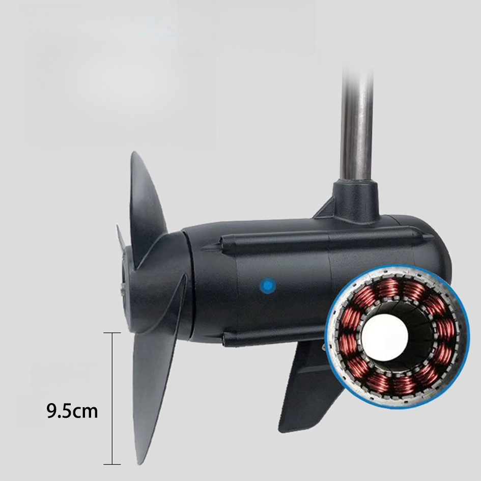 ブラシレス電動船外機 12V 540W 高推力防水インフレー - Fishing Boat Outboard Motor のレビューと価格